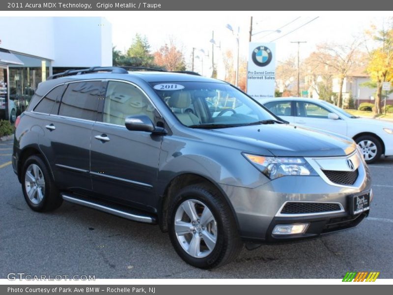 Grigio Metallic / Taupe 2011 Acura MDX Technology