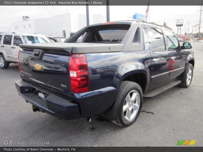 Imperial Blue Metallic / Ebony 2011 Chevrolet Avalanche LTZ 4x4