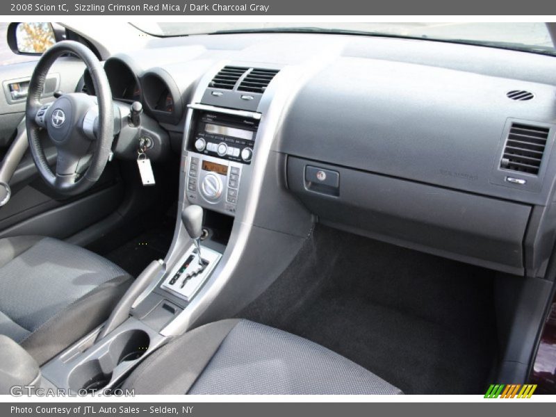 Sizzling Crimson Red Mica / Dark Charcoal Gray 2008 Scion tC