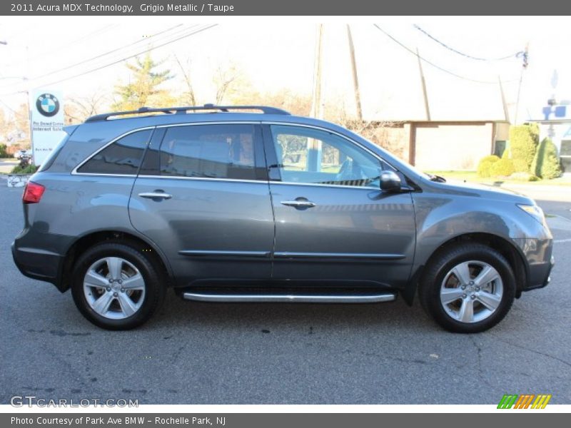 Grigio Metallic / Taupe 2011 Acura MDX Technology