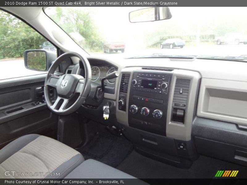 Bright Silver Metallic / Dark Slate/Medium Graystone 2010 Dodge Ram 1500 ST Quad Cab 4x4