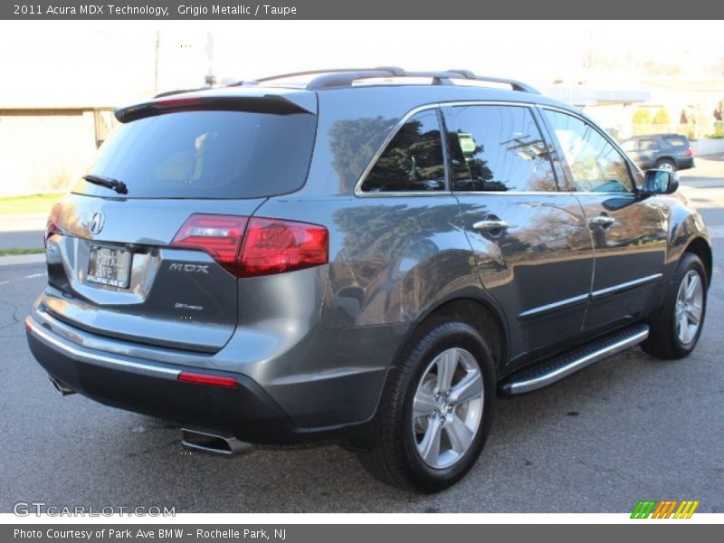 Grigio Metallic / Taupe 2011 Acura MDX Technology