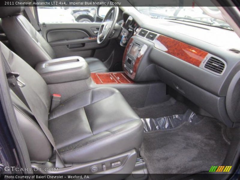 Imperial Blue Metallic / Ebony 2011 Chevrolet Avalanche LTZ 4x4
