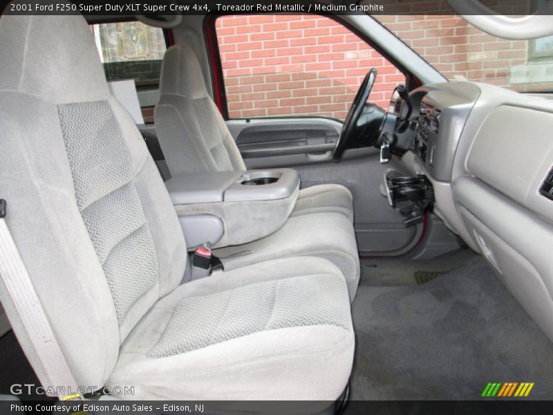 Toreador Red Metallic / Medium Graphite 2001 Ford F250 Super Duty XLT Super Crew 4x4