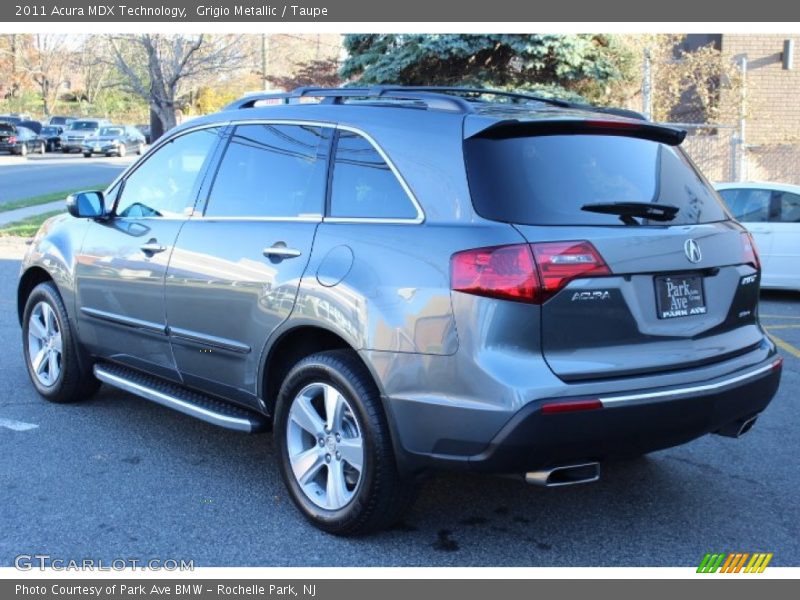 Grigio Metallic / Taupe 2011 Acura MDX Technology