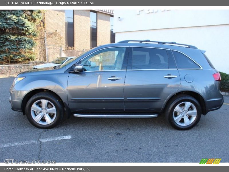 Grigio Metallic / Taupe 2011 Acura MDX Technology