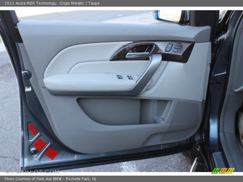 Grigio Metallic / Taupe 2011 Acura MDX Technology