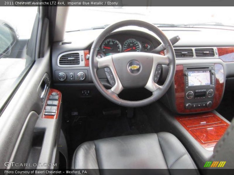 Imperial Blue Metallic / Ebony 2011 Chevrolet Avalanche LTZ 4x4