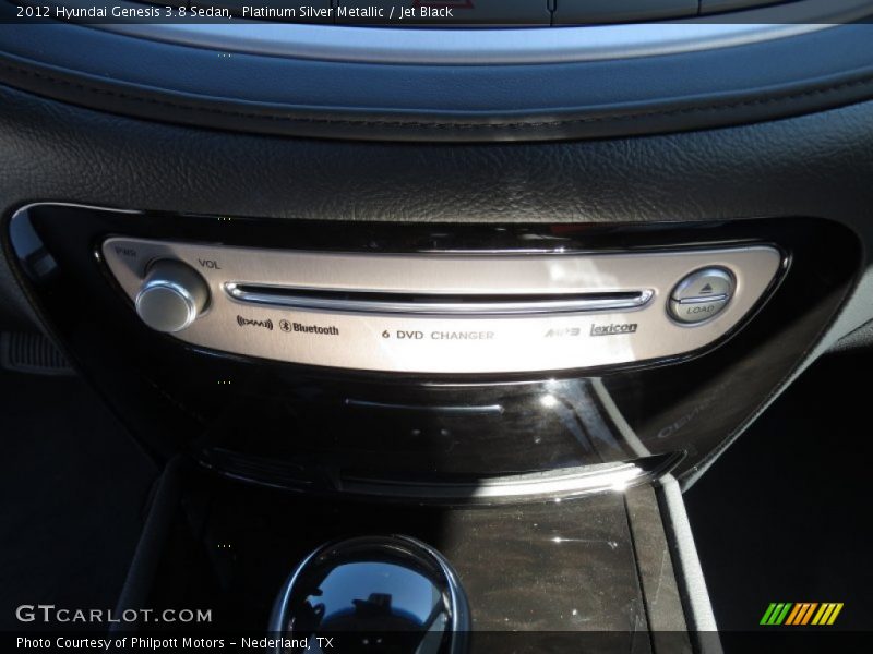 Platinum Silver Metallic / Jet Black 2012 Hyundai Genesis 3.8 Sedan