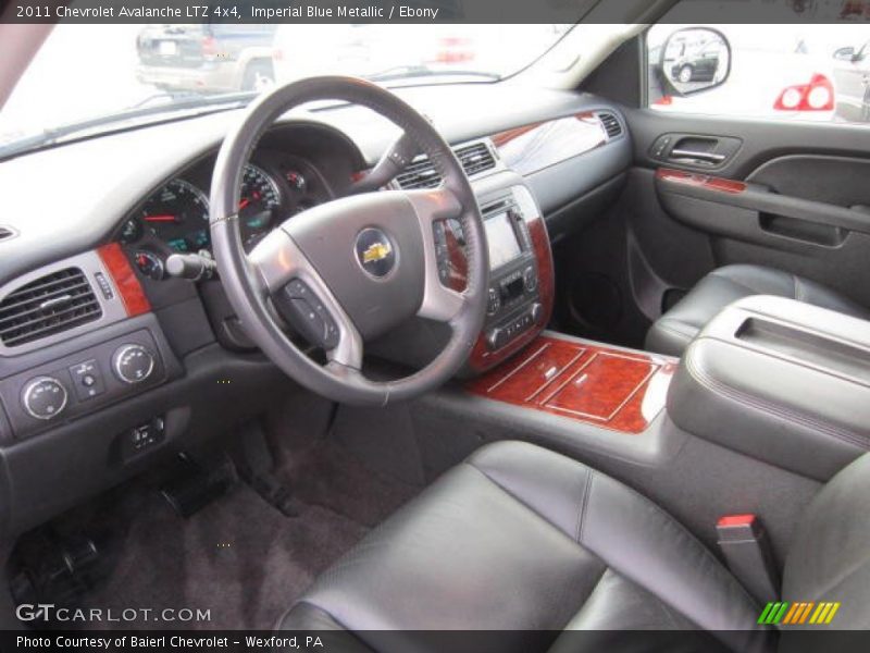 Imperial Blue Metallic / Ebony 2011 Chevrolet Avalanche LTZ 4x4