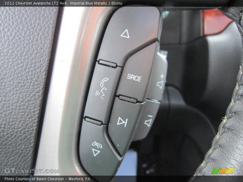 Imperial Blue Metallic / Ebony 2011 Chevrolet Avalanche LTZ 4x4