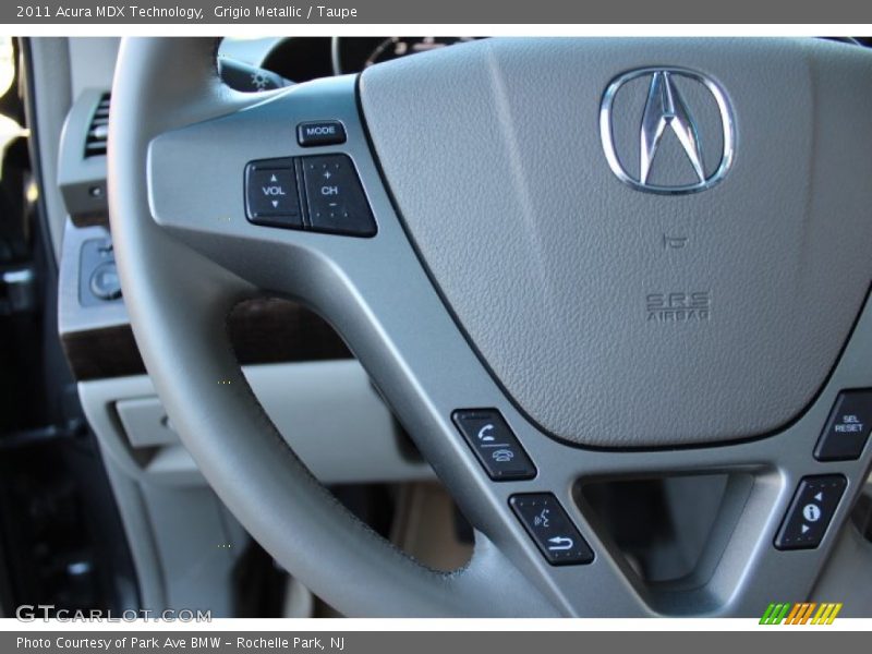 Grigio Metallic / Taupe 2011 Acura MDX Technology