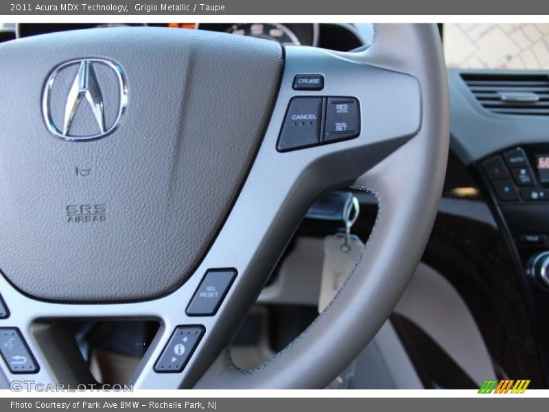 Grigio Metallic / Taupe 2011 Acura MDX Technology