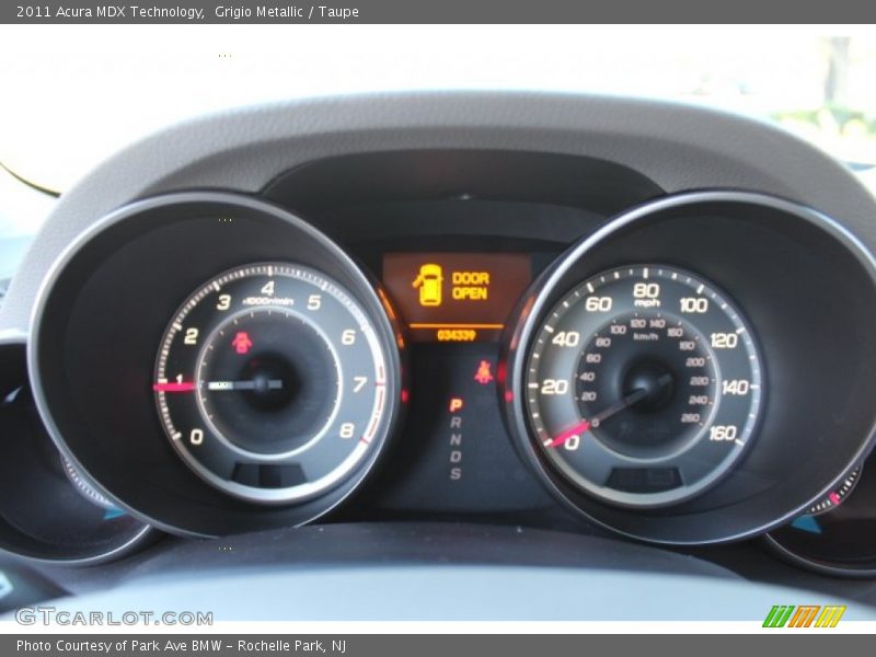 Grigio Metallic / Taupe 2011 Acura MDX Technology