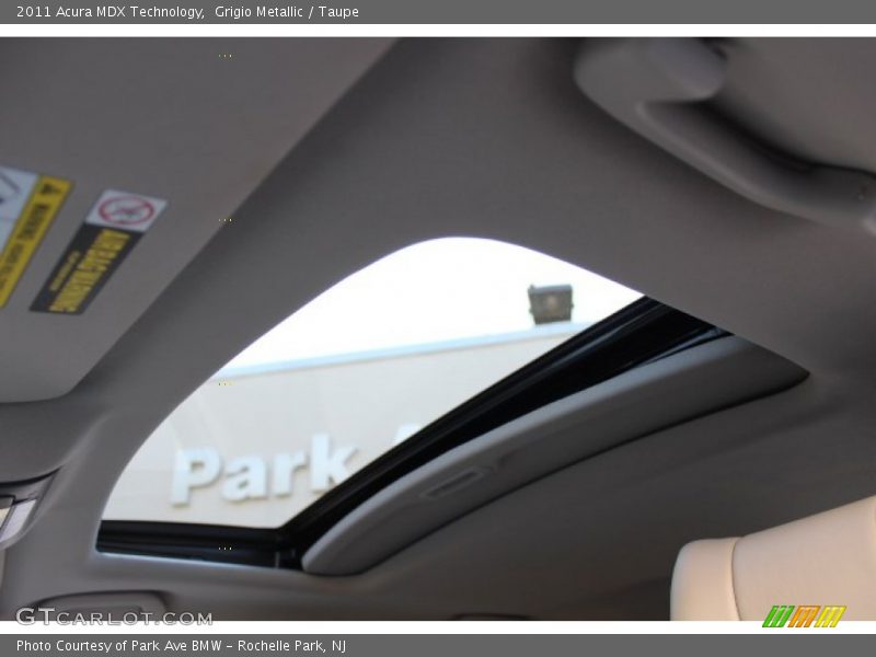 Grigio Metallic / Taupe 2011 Acura MDX Technology