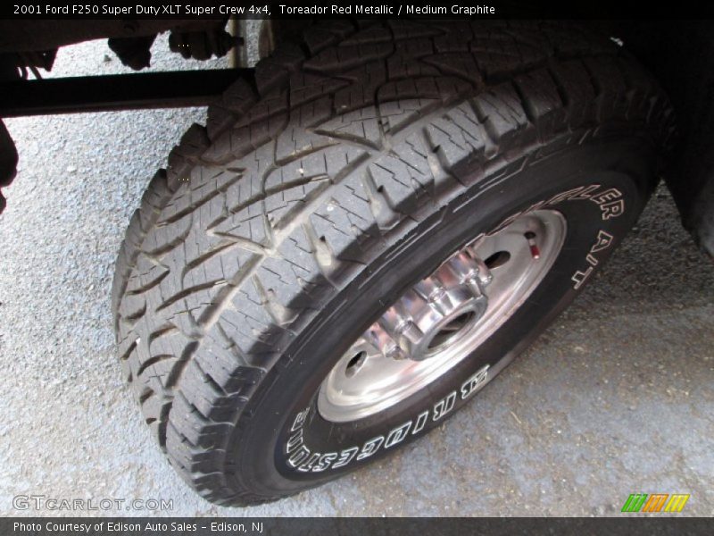 Toreador Red Metallic / Medium Graphite 2001 Ford F250 Super Duty XLT Super Crew 4x4