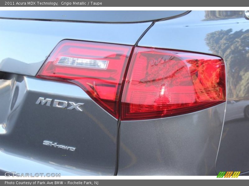 Grigio Metallic / Taupe 2011 Acura MDX Technology