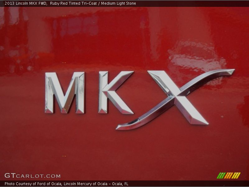 Ruby Red Tinted Tri-Coat / Medium Light Stone 2013 Lincoln MKX FWD