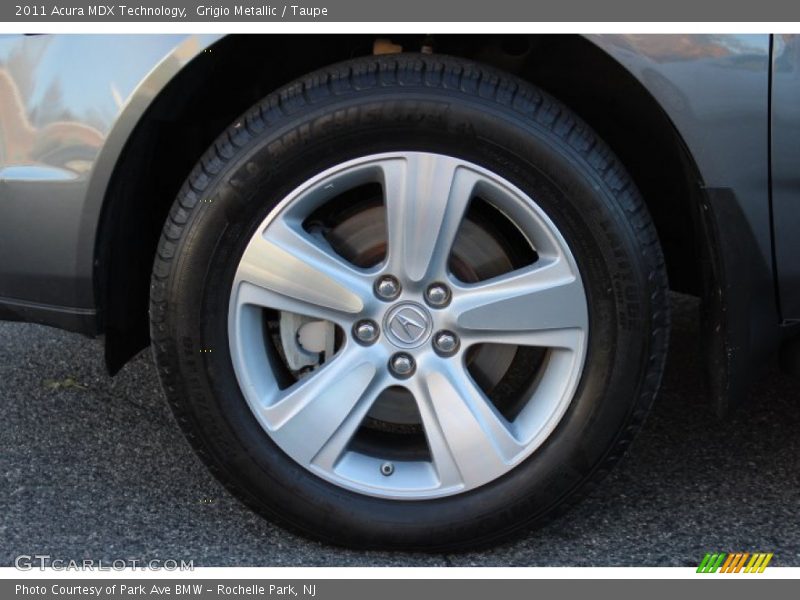 Grigio Metallic / Taupe 2011 Acura MDX Technology