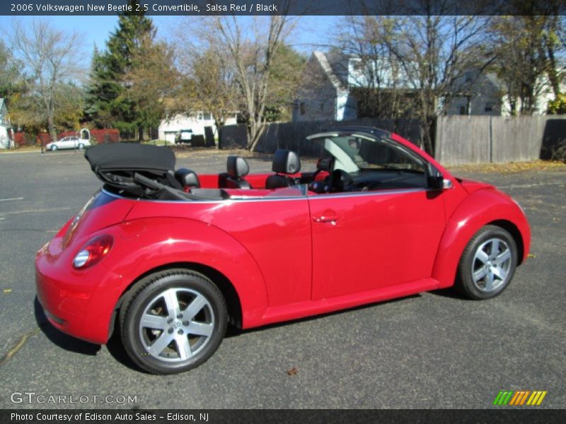 Salsa Red / Black 2006 Volkswagen New Beetle 2.5 Convertible