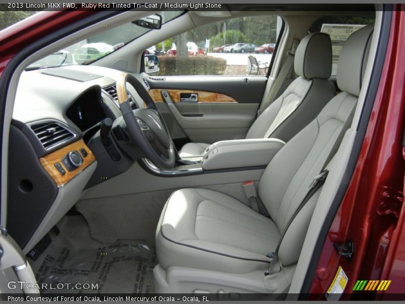Ruby Red Tinted Tri-Coat / Medium Light Stone 2013 Lincoln MKX FWD