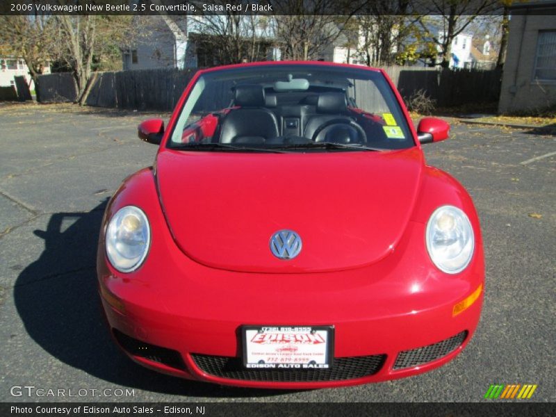 Salsa Red / Black 2006 Volkswagen New Beetle 2.5 Convertible