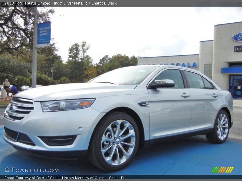 Ingot Silver Metallic / Charcoal Black 2013 Ford Taurus Limited