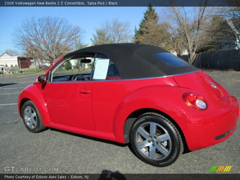 Salsa Red / Black 2006 Volkswagen New Beetle 2.5 Convertible