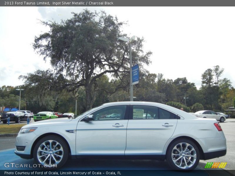 Ingot Silver Metallic / Charcoal Black 2013 Ford Taurus Limited