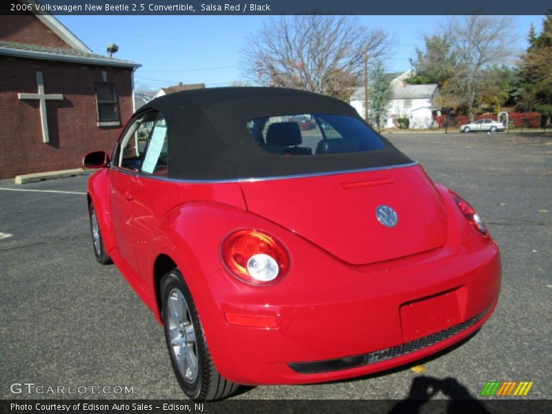Salsa Red / Black 2006 Volkswagen New Beetle 2.5 Convertible