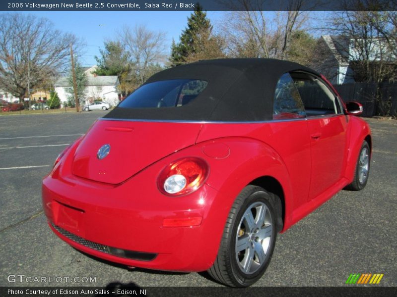Salsa Red / Black 2006 Volkswagen New Beetle 2.5 Convertible