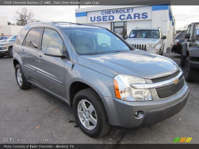 Dark Silver Metallic / Light Gray 2006 Chevrolet Equinox LT AWD