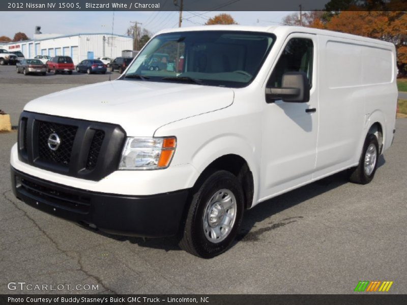 Blizzard White / Charcoal 2012 Nissan NV 1500 S