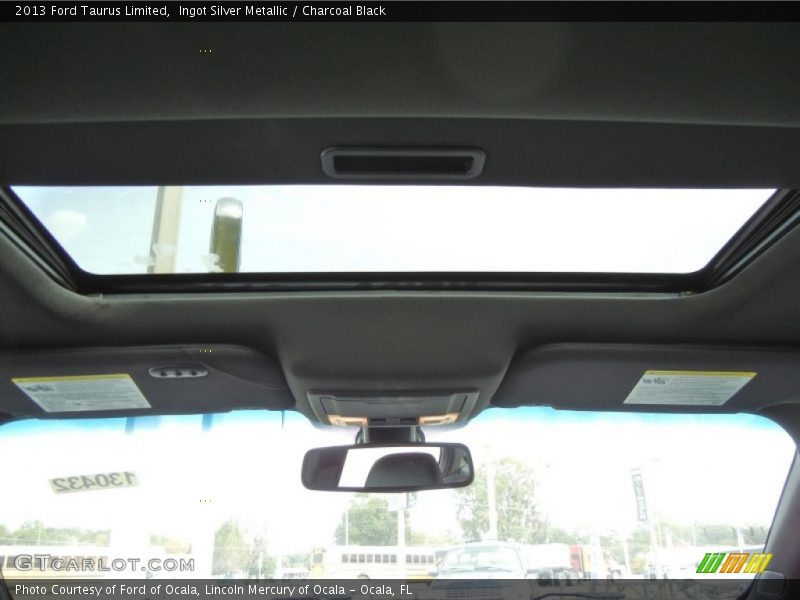 Ingot Silver Metallic / Charcoal Black 2013 Ford Taurus Limited