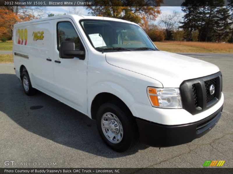 Blizzard White / Charcoal 2012 Nissan NV 1500 S