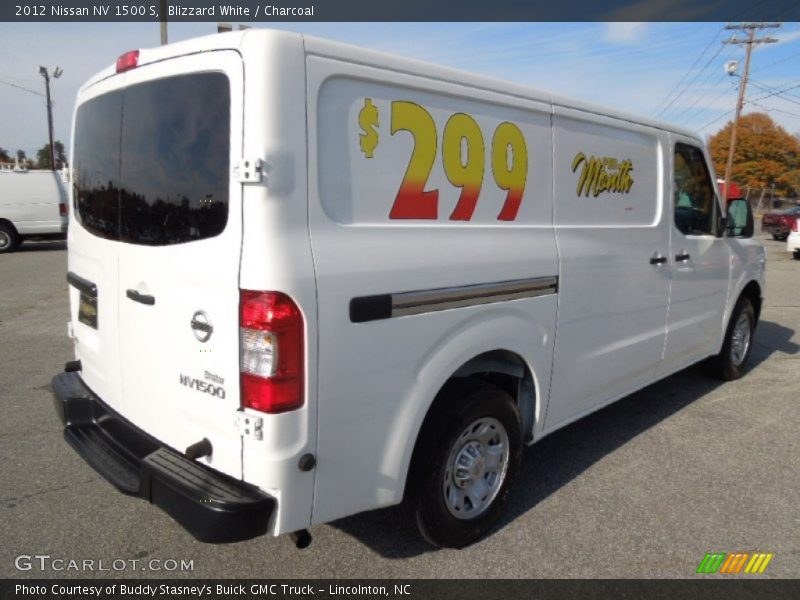 Blizzard White / Charcoal 2012 Nissan NV 1500 S