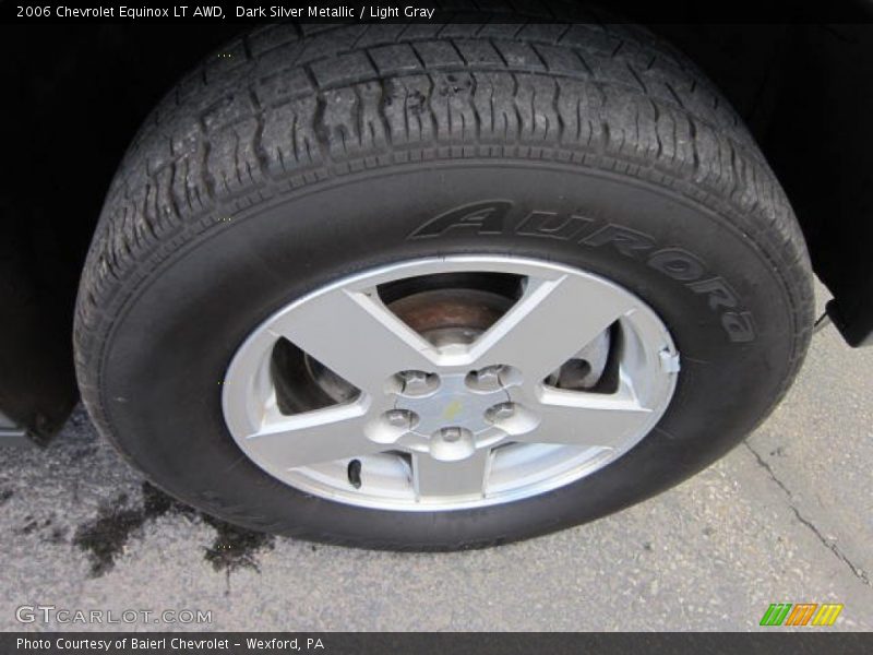 Dark Silver Metallic / Light Gray 2006 Chevrolet Equinox LT AWD
