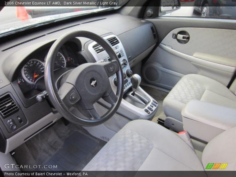 Dark Silver Metallic / Light Gray 2006 Chevrolet Equinox LT AWD