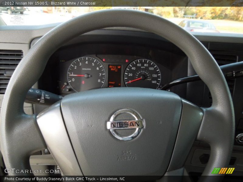 Blizzard White / Charcoal 2012 Nissan NV 1500 S