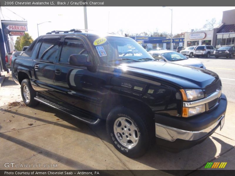Black / Gray/Dark Charcoal 2006 Chevrolet Avalanche LS