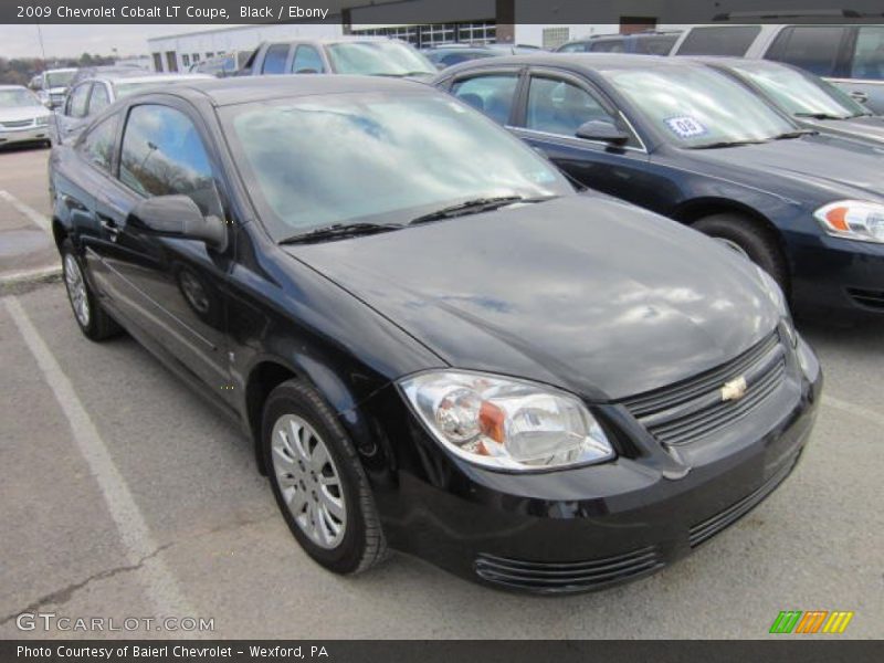Black / Ebony 2009 Chevrolet Cobalt LT Coupe