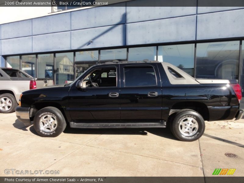 Black / Gray/Dark Charcoal 2006 Chevrolet Avalanche LS