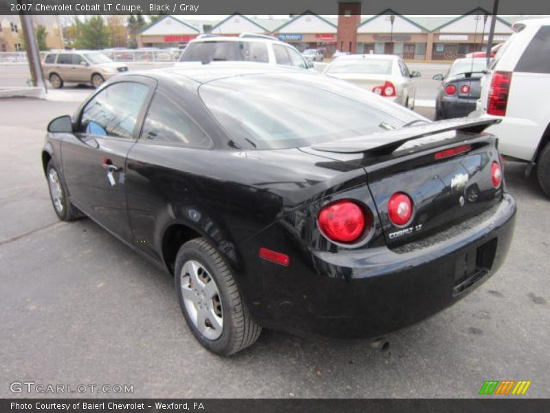 Black / Gray 2007 Chevrolet Cobalt LT Coupe