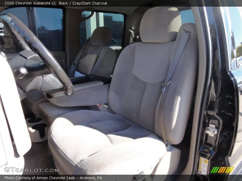 Black / Gray/Dark Charcoal 2006 Chevrolet Avalanche LS