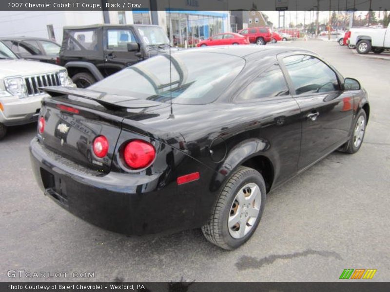 Black / Gray 2007 Chevrolet Cobalt LT Coupe