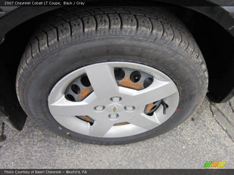 Black / Gray 2007 Chevrolet Cobalt LT Coupe