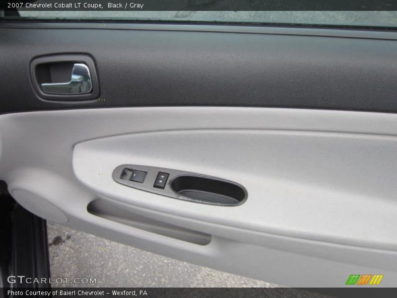 Black / Gray 2007 Chevrolet Cobalt LT Coupe