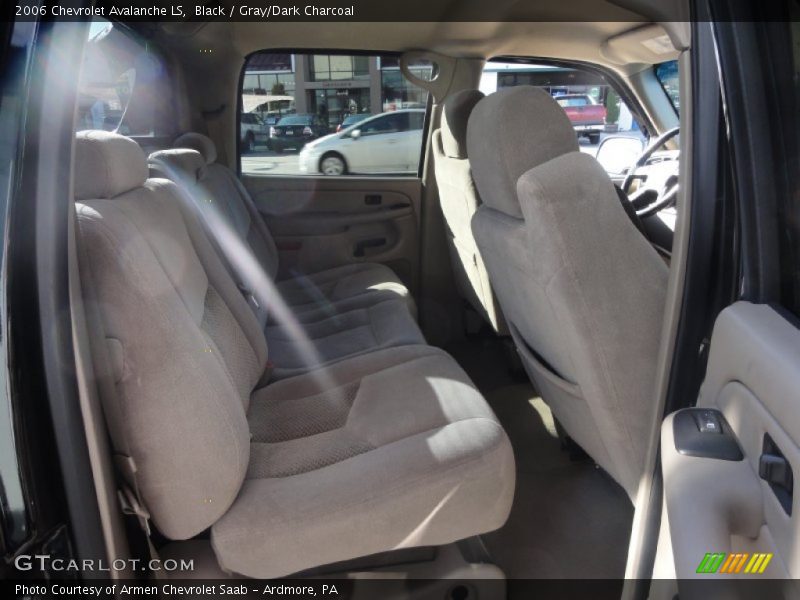 Black / Gray/Dark Charcoal 2006 Chevrolet Avalanche LS