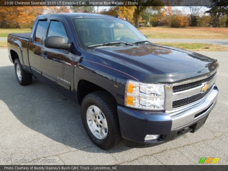 Imperial Blue Metallic / Ebony 2010 Chevrolet Silverado 1500 LT Extended Cab