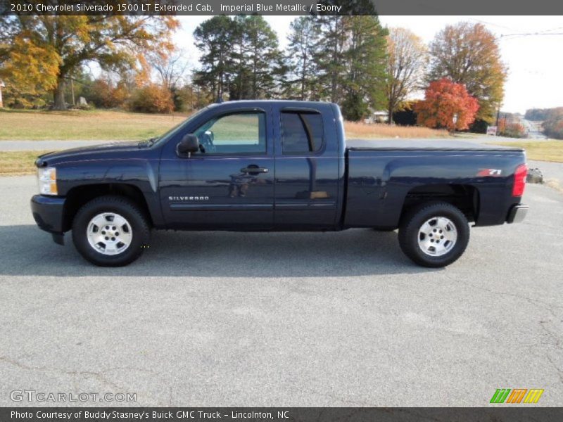 Imperial Blue Metallic / Ebony 2010 Chevrolet Silverado 1500 LT Extended Cab